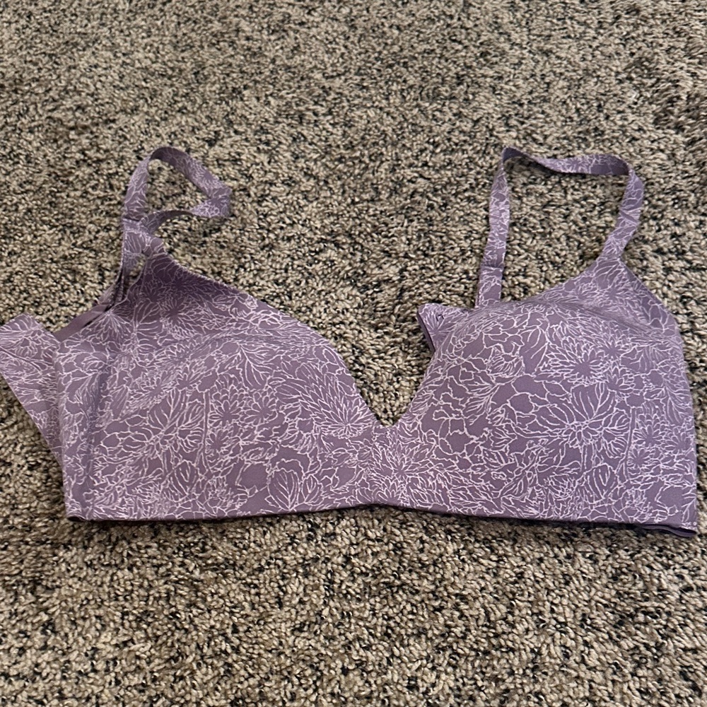 Lululemon Athletica Lavender Floral Bra